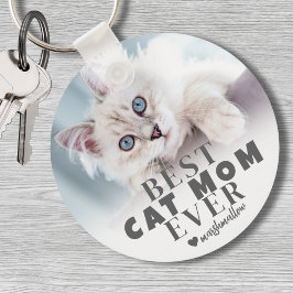 Llavero Foto Mascota personalizada de Cat Mom
