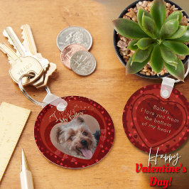 Llavero Foto Mascota personalizada de Red Keepsake