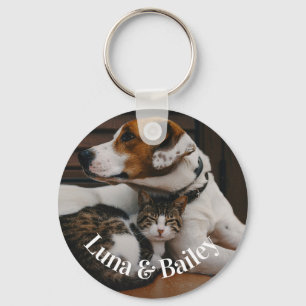 Llavero Foto Mascota personalizada simple