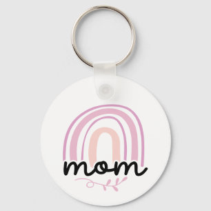 Llavero Foto Personalizada Arcoíris Mamá - Día de la Madre