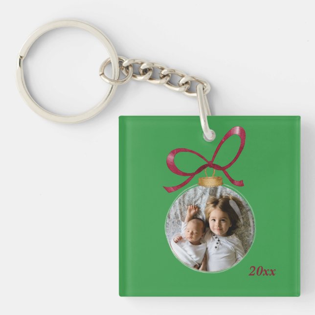 Llavero Foto personalizada con Keepsake, Personalizado del (Frente)