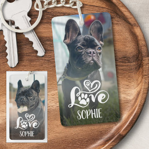Llavero Foto Personalizada de Amor de Perro