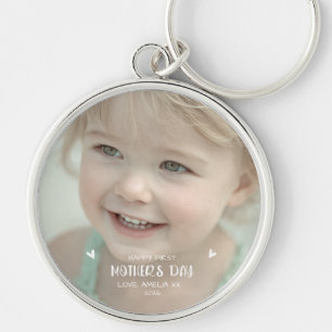 Llavero Foto Personalizada de Bebé Feliz Primer Día de la