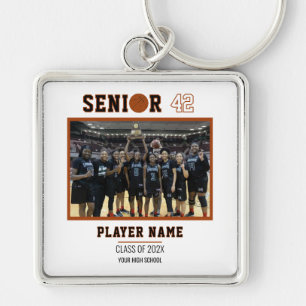 Llavero Foto personalizada de la noche de senior de balonc