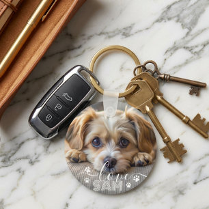 Llavero Foto personalizada de mascota regalo para amantes 
