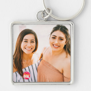 Llavero Foto personalizada de mejores amigos