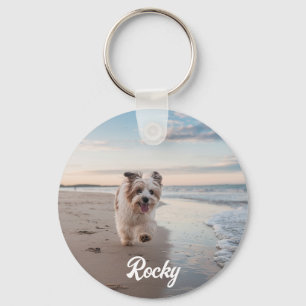 Llavero Foto personalizada de moda y amante del Mascota de