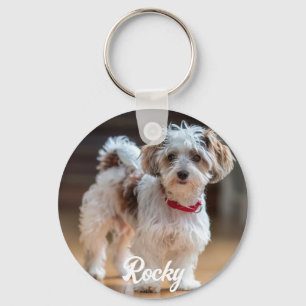 Llavero Foto personalizada de moda y amante del Mascota de