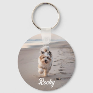 Llavero Foto personalizada de moda y amante del Mascota de