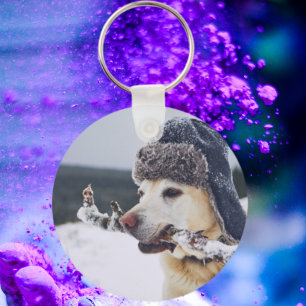 Llavero Foto personalizada de un Mascota de Personalizado