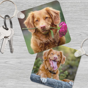 Llavero Foto personalizada del Mascota Keepsake de perro a