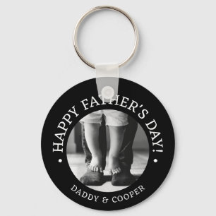Llavero Foto personalizada del regalo del Día del Padre