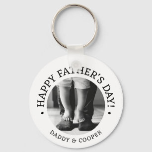 Llavero Foto personalizada del regalo del Día del Padre