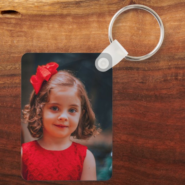 Llavero Foto personalizada divertida (Reverso )