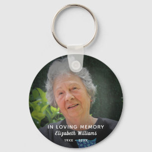 Llavero Foto Personalizada En Memoria Amorosa Celebración