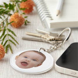 Llavero Foto personalizada, Foto personalizada Cara