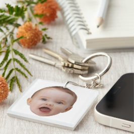 Llavero Foto personalizada, Foto personalizada de cara