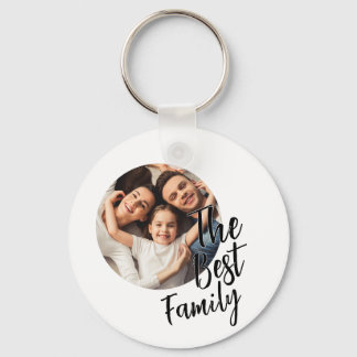 Llavero Foto personalizada La mejor familia