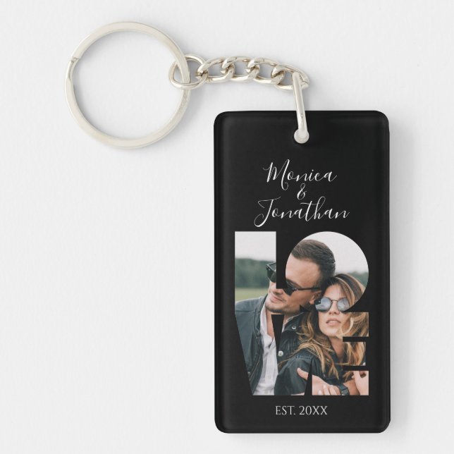 Llavero Foto personalizada Love Keepsake (Frente)