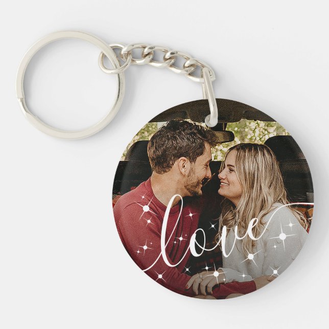 Llavero Foto personalizada Love Keepsake (Frente)