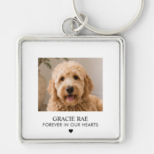 Llavero Foto personalizada memorial de mascota simple mode
