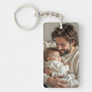 Llavero Foto personalizada "PAPI" Moderna