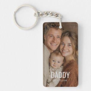 Llavero Foto personalizada "PAPI" Moderna
