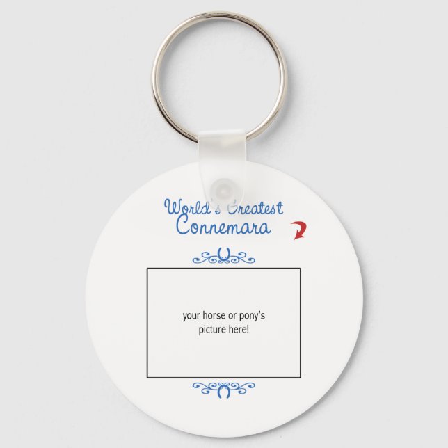 Llavero Foto personalizada! Worlds Greatest Connemara (Anverso)