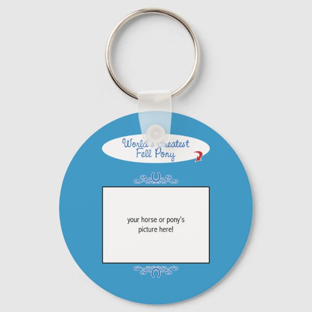 Llavero Foto personalizada! Worlest Greatest Fell Pony (Anverso)