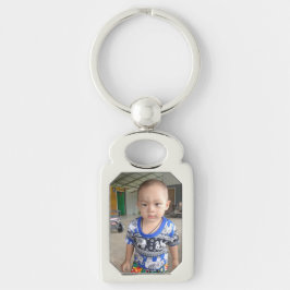 Llavero Foto personalizada y concisa Niños modernos