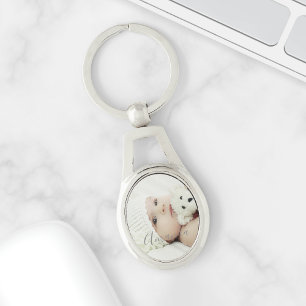 Llavero Foto Personalizado con nombre personalizado