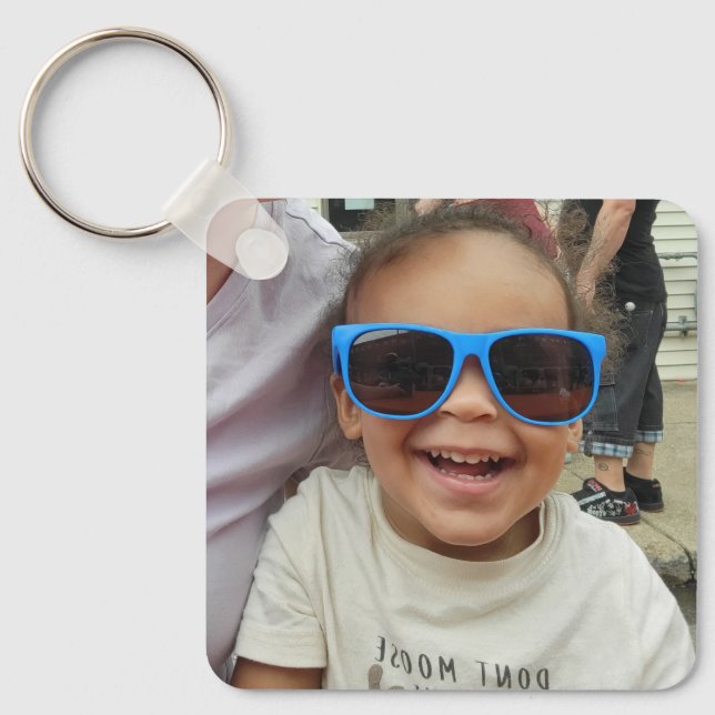 Llavero Foto personalizado Keychain (Anverso)