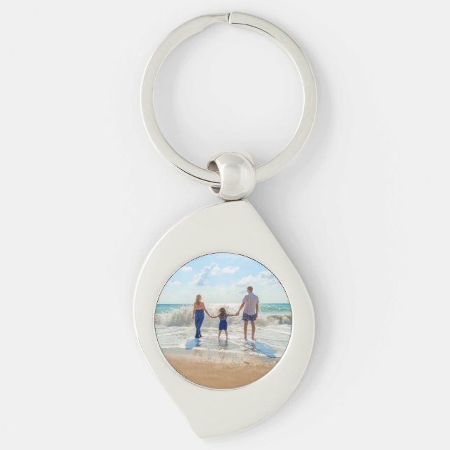 Llavero Foto personalizado - Su propio diseño - Verano (Anverso)