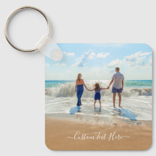 Llavero Foto personalizado y texto su propio diseño mejor