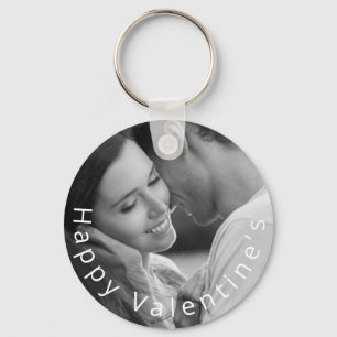 Llavero Foto Simple Happy Valentine Keychain