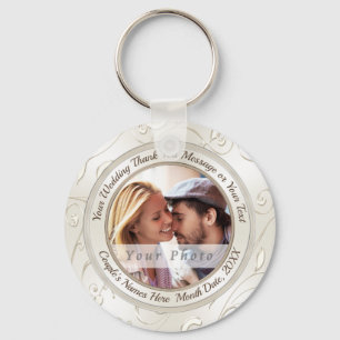 Llavero Foto y favores personalizados de matrimonio de cad
