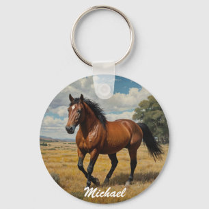 Llavero Foto y nombre Personalizado de Hípica