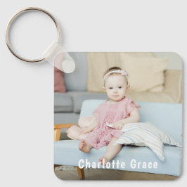 Llavero Foto y nombre personalizados del Personalizado DIY