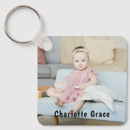 Llavero Foto y nombre personalizados del Personalizado DIY