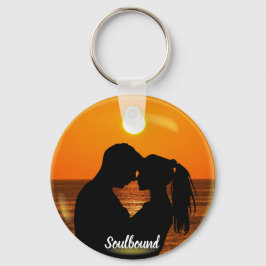 Llavero Foto y texto de Personalizado de parejas de alma d