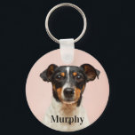Llavero Foto y texto Mascota personalizado personalizado<br><div class="desc">Personalizado imprimió cadenas de claves personalizadas con su texto de foto y personalizado. Agregue una foto especial de su mascota y utilice las herramientas de diseño para editar o agregar su propio texto. Elija "Editar usando la herramienta de diseño" para añadir fotos y elija entre todas las opciones de color...</div>
