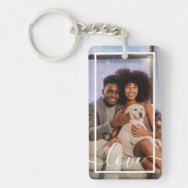 Llavero Foto y texto personalizados