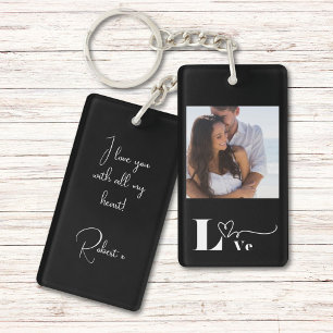 Llavero Foto y texto personalizados