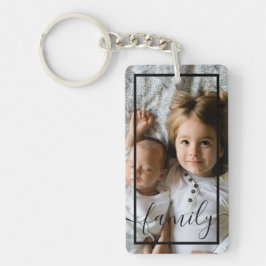 Llavero Foto y texto personalizados
