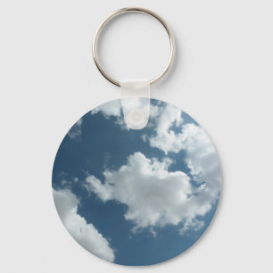 Llavero Fotografía abstracta de cielo nublado