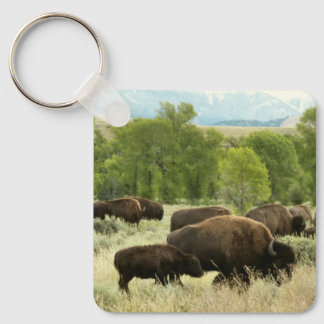 Llavero Fotografía de animales de la naturaleza de Wyoming
