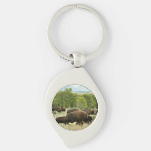 Llavero Fotografía de animales de la naturaleza de Wyoming