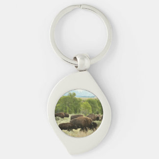 Llavero Fotografía de animales de la naturaleza de Wyoming