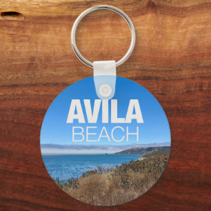 Llavero Fotografía de Avila Beach California desde un mira