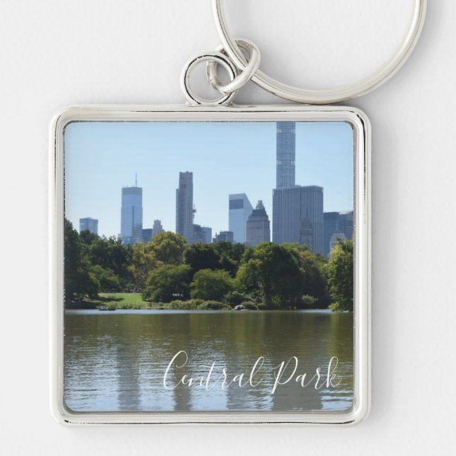 Llavero Fotografía de Central Park Lake New York City NYC (Frente)